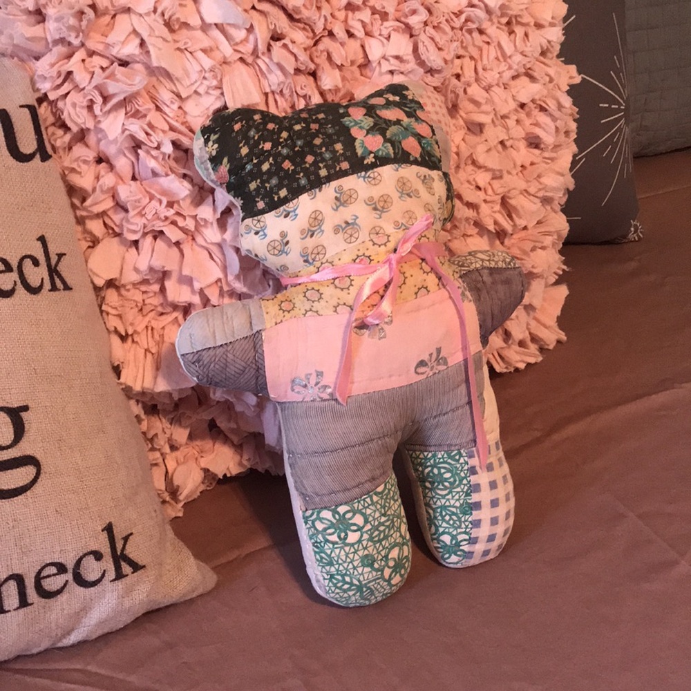 Vintage Patchwork Bear